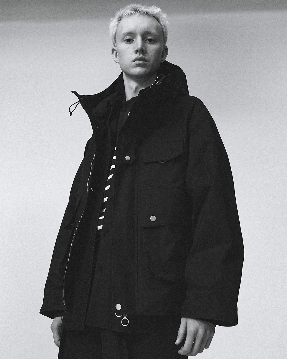 MARKAWARE」HEAVY ALL WEATHER CLOTH HOODED HUNTER JACKET II