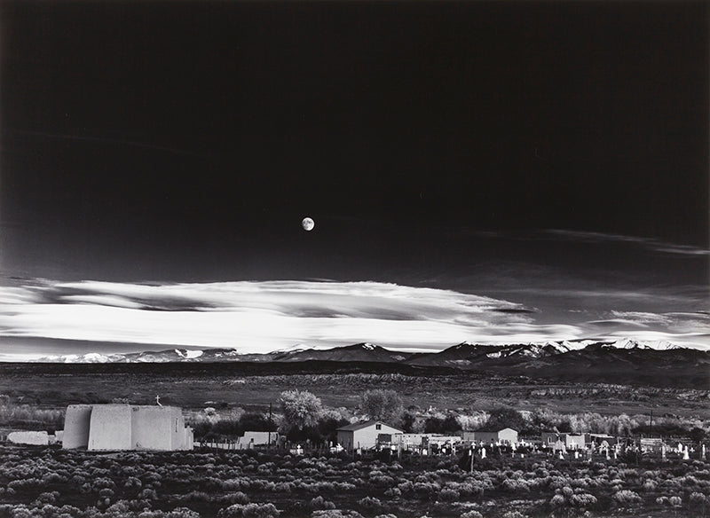 Moonrise, Hernandez, New Mexico – The Ansel Adams Gallery