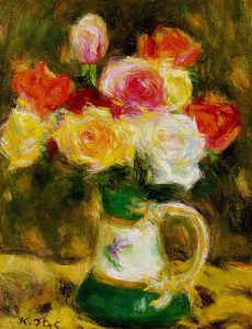 伊藤清永「薔薇」の買取・査定は美術のプロにお任せ下さい。 | 絵画