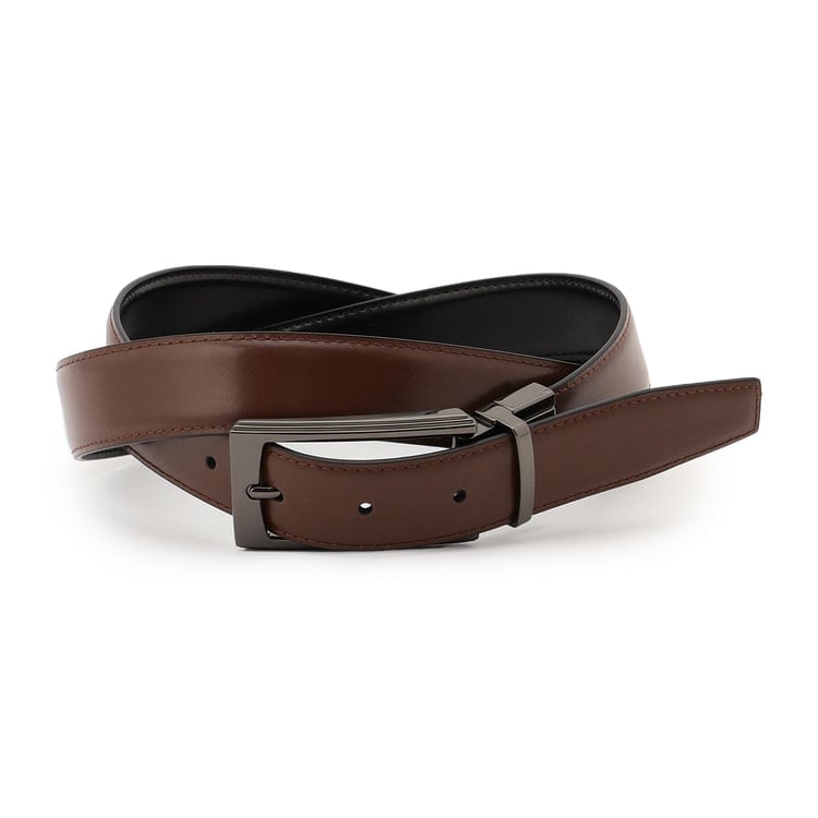 黒×茶 リバーシブルベルト MAJI【AOKI公式通販】