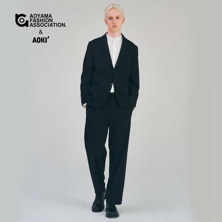 パジャマスーツ】AOKI&AFAコラボ ノータックパンツ ユニセックス