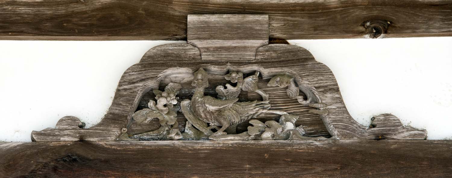 楼門の蟇股昔話