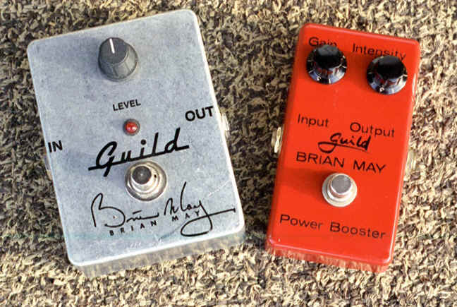 Brian May / Queen / Guild Treble Booster guitar pedals 1984 and 1993