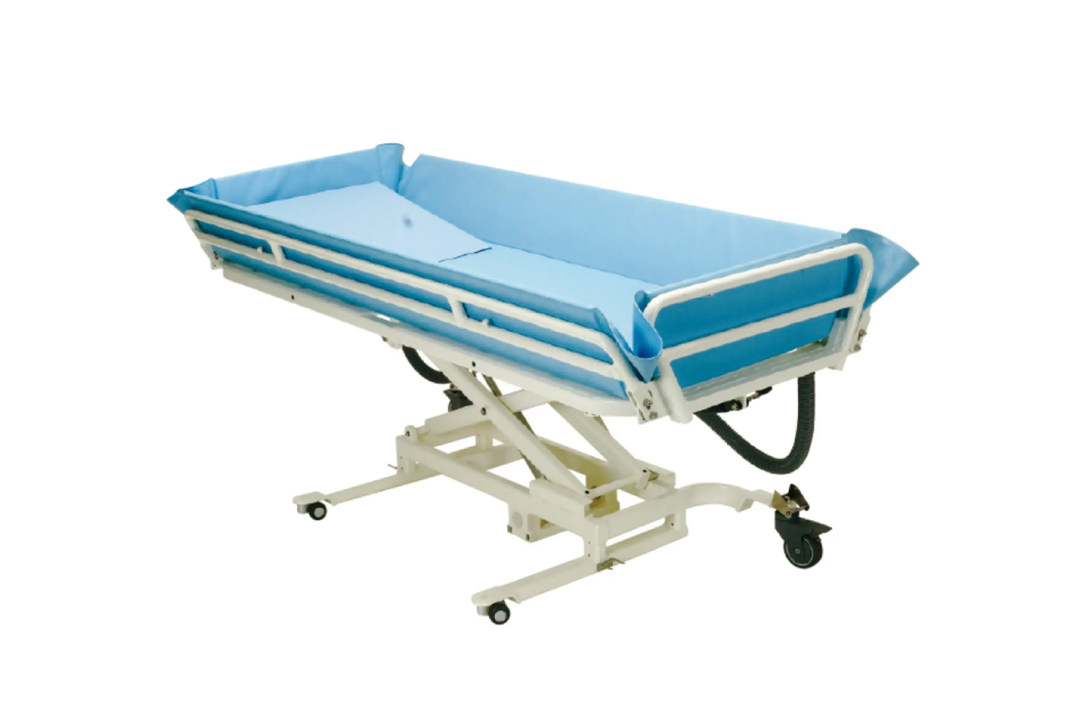 浴室用ストレッチャー 昇降式シャワートロリー | アビリティーズ・ケア