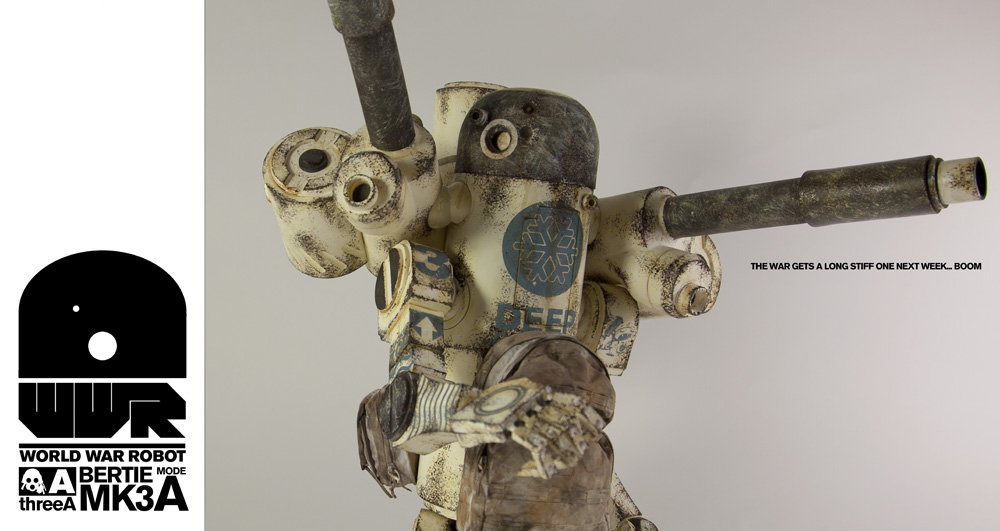 threeA Toys World War Robot Bertie MK3 on Sale Thursday