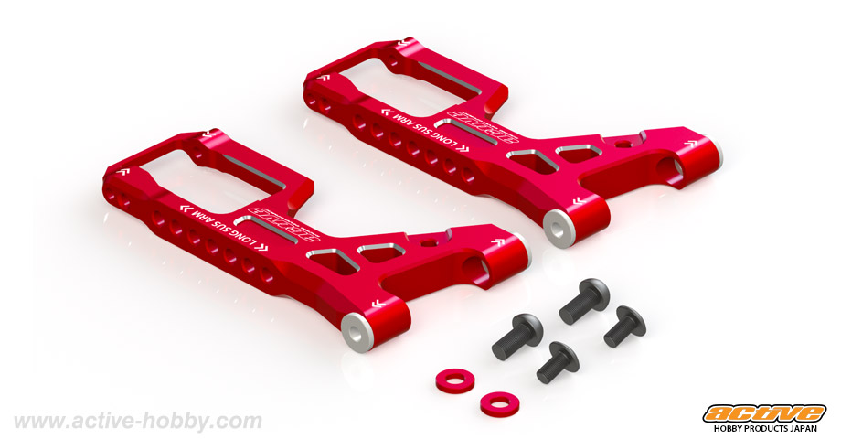 ドリパケ対応アルミ・フロントロングサスアーム - Active Hobby
