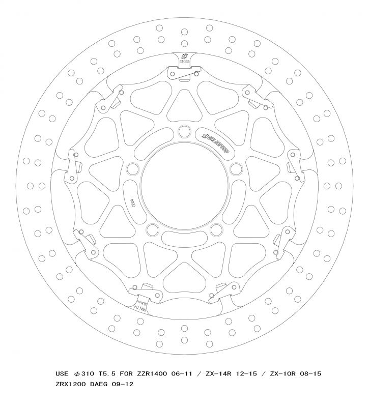 クロスロックディスクローター フロント 右 | GALE SPEED
