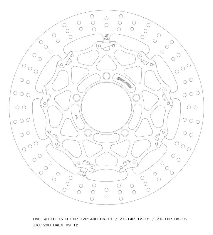 クロスロックディスクローター フロント 右 | GALE SPEED