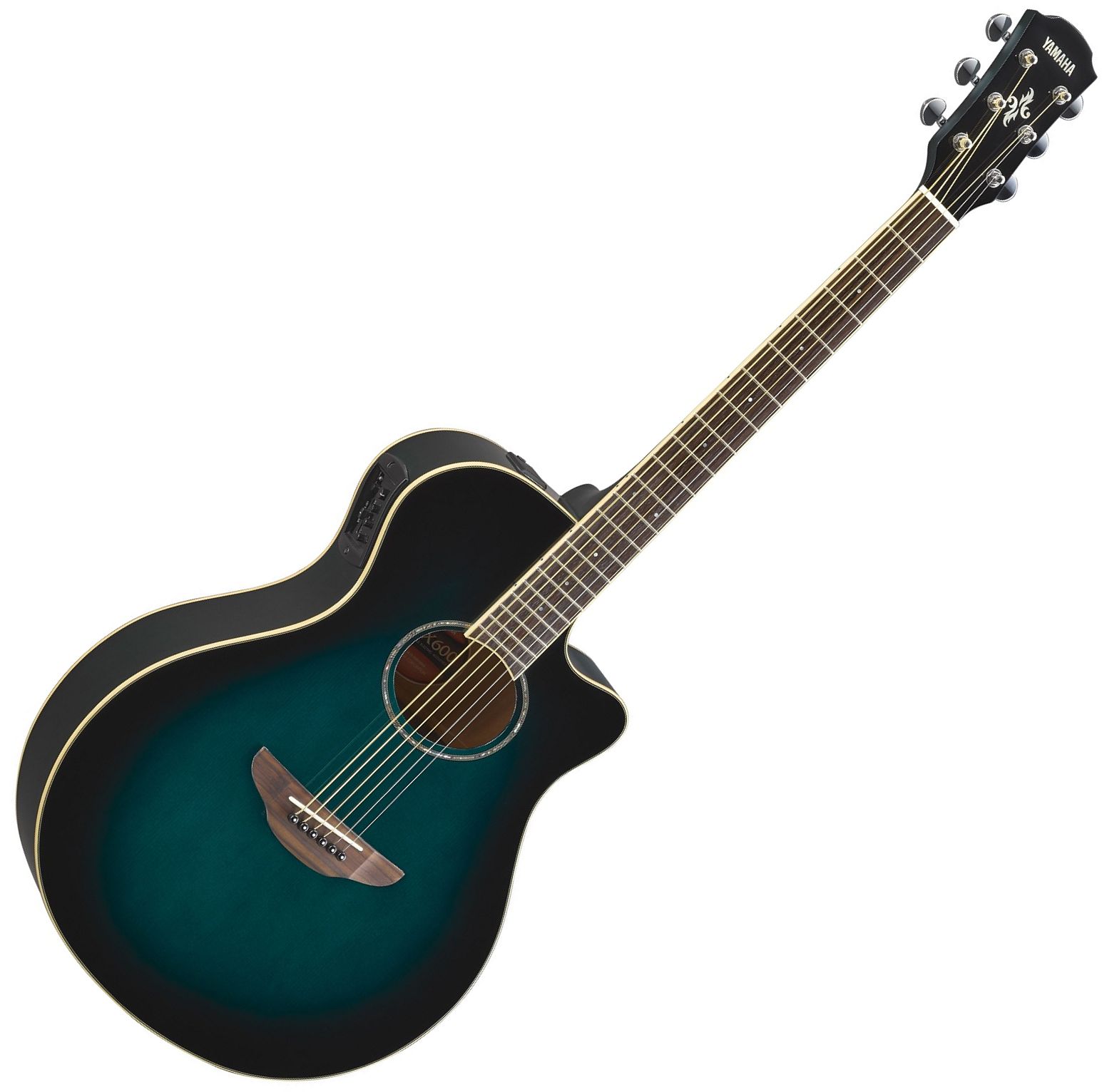 Yamaha APX600 OBB Thin-line Cutaway 6-String RH Acoustic Electric