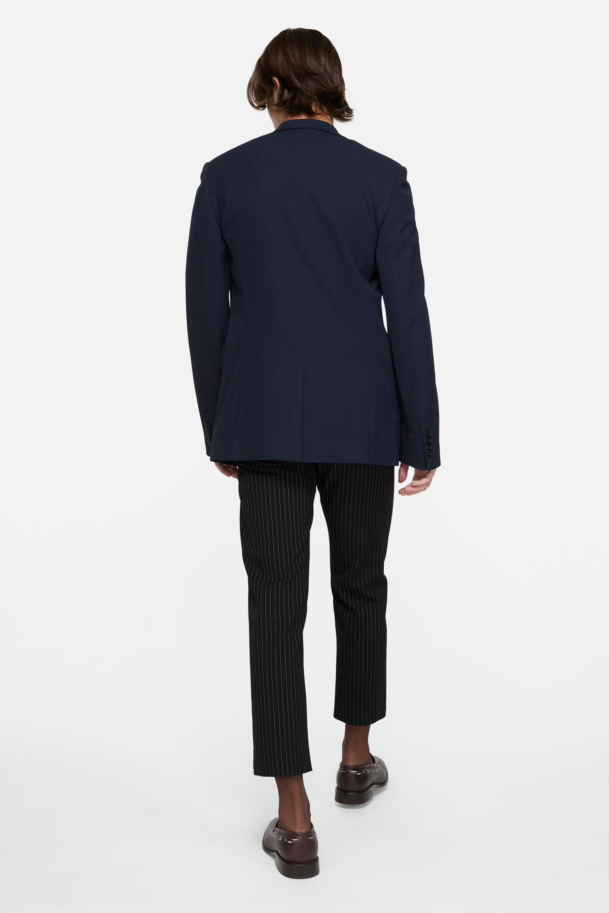 Acne Studios - フィットスーツジャケット - ネイビー