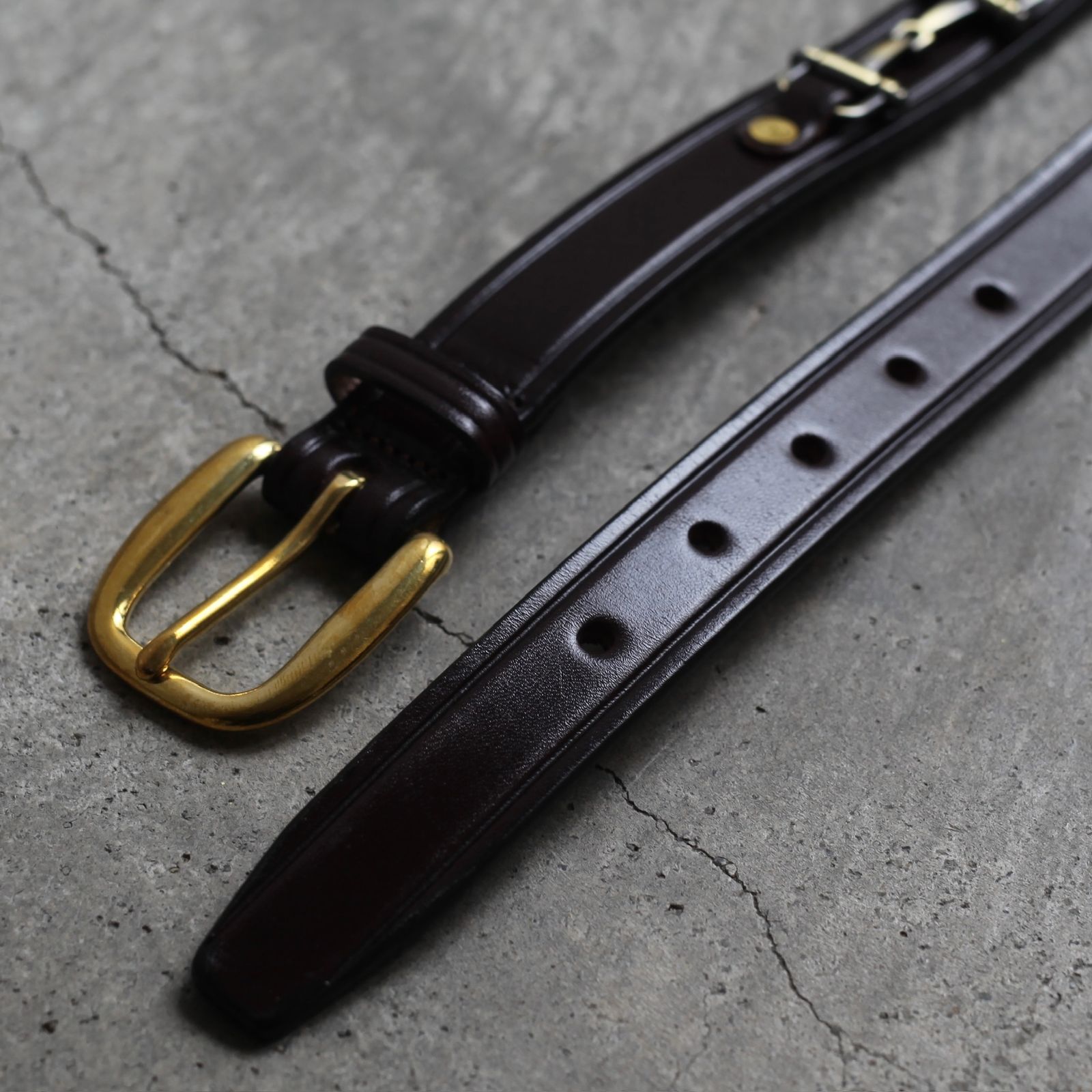 TORY LEATHER - 【残りわずか】Snaffe Bits Belt(HAVANA×BRASS