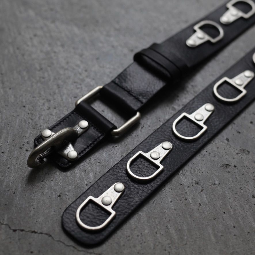 Thug Club - 【残り一点】Full Metal Leather Belt | ACRMTSM ONLINE STORE