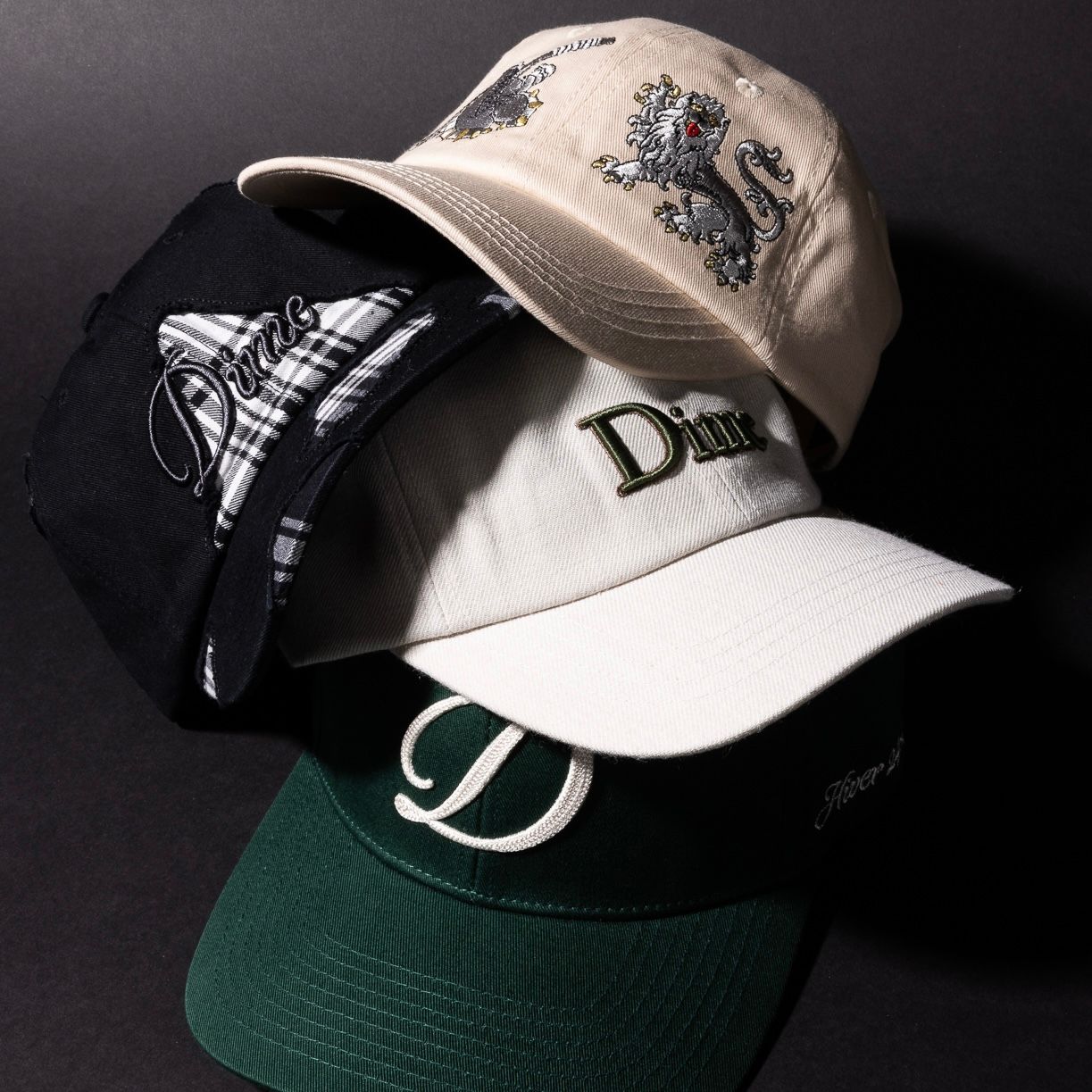 Dime - 【残りわずか】Cursive D Full Fit Cap | ACRMTSM ONLINE STORE