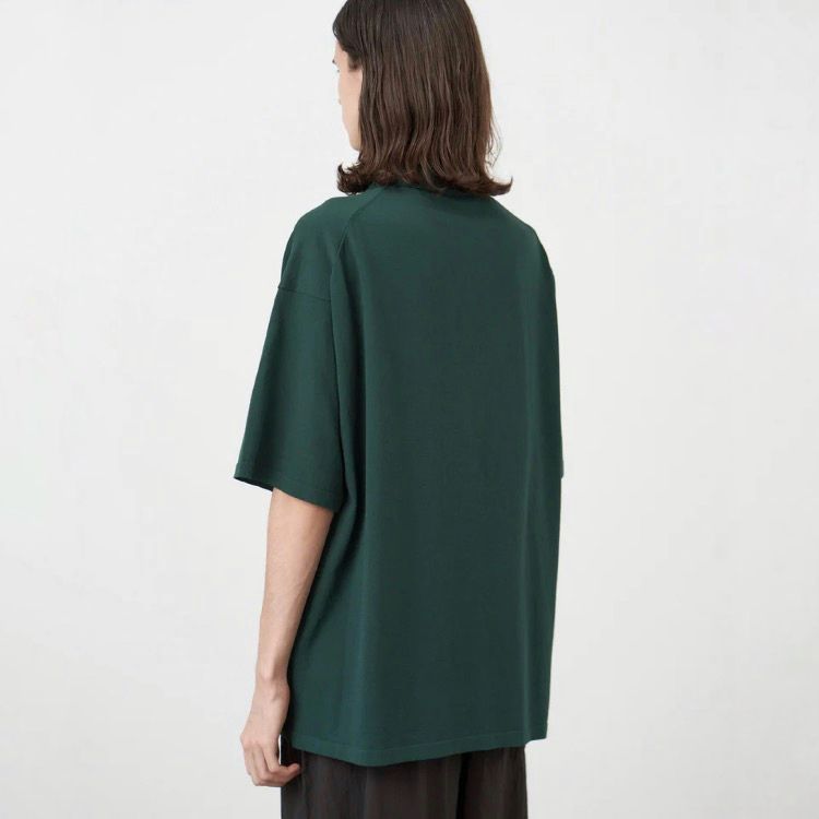 ATON - 【残り一点】Fresca Knit Crew Polo Knit | ACRMTSM ONLINE STORE