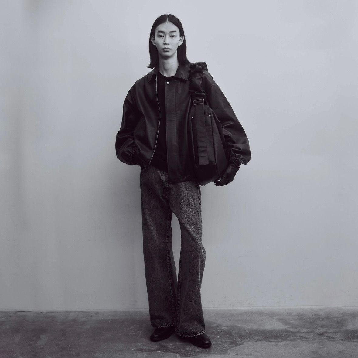 ssstein - 【再販売通知受付可能】Sheep Leather Zip Short Jacket