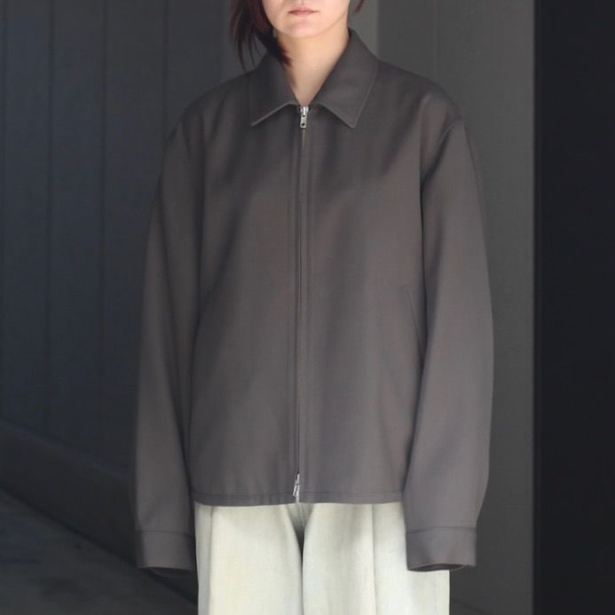 ATON - 【残り一点】Back Satin Harrington Jacket | ACRMTSM ONLINE STORE