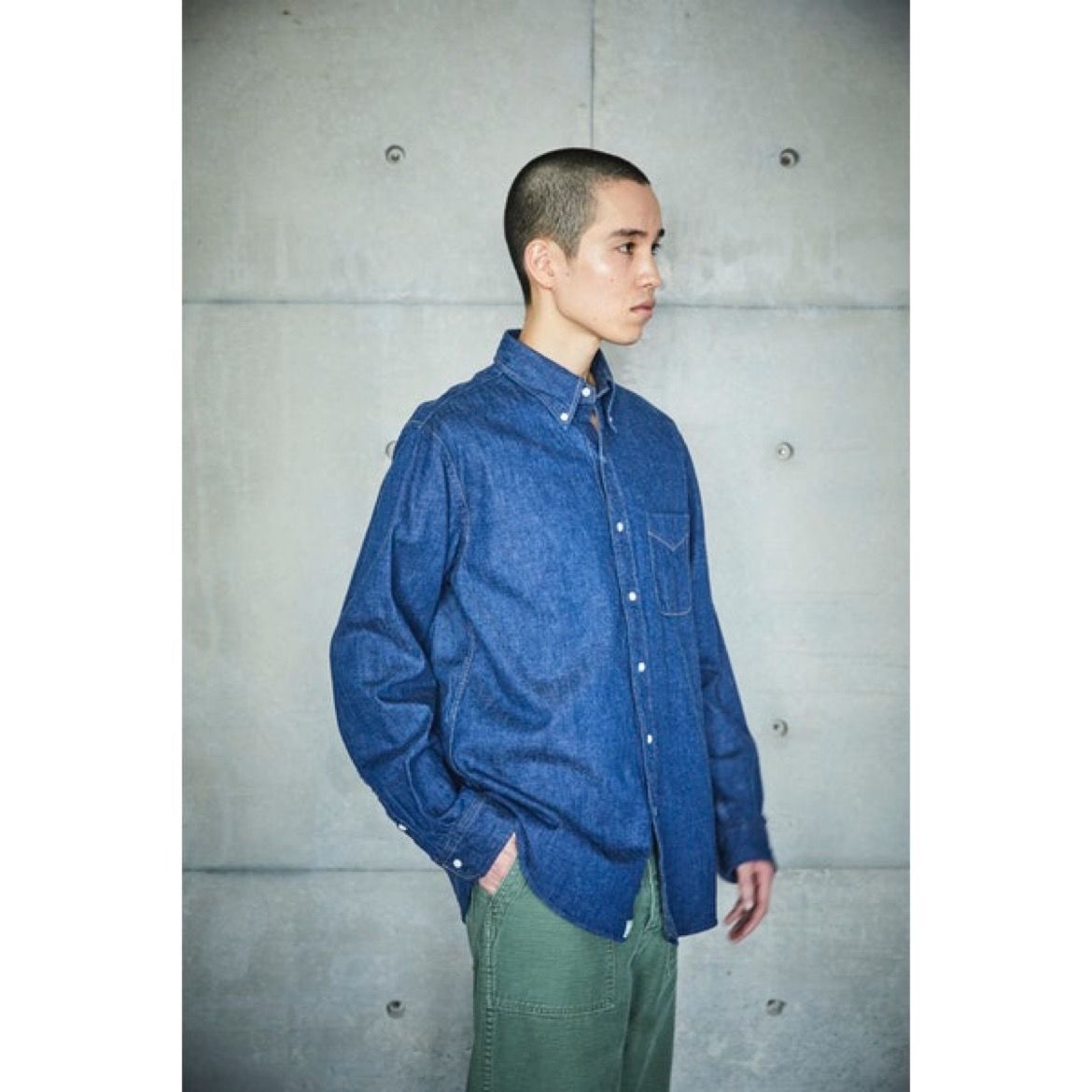 orSlow - 【再販売通知受付可能】Denim B.D Shirt(ONE WASH) | ACRMTSM