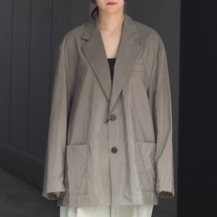ssstein - 【残り一点】Silk/Nylon Single Breasted Jacket | ACRMTSM