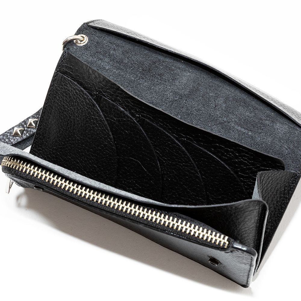 CALEE - 【残り一点】Plane Leather Long Wallet | ACRMTSM ONLINE STORE