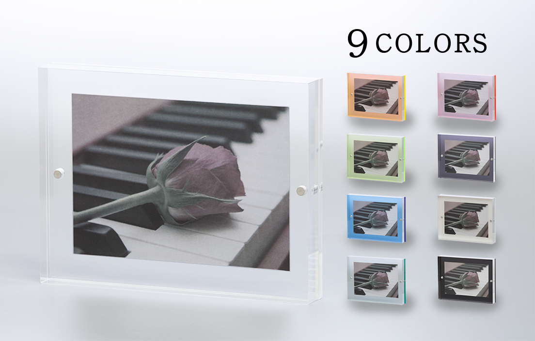 L判フォトフレーム カラーズフィット | アクリ屋ドットコム