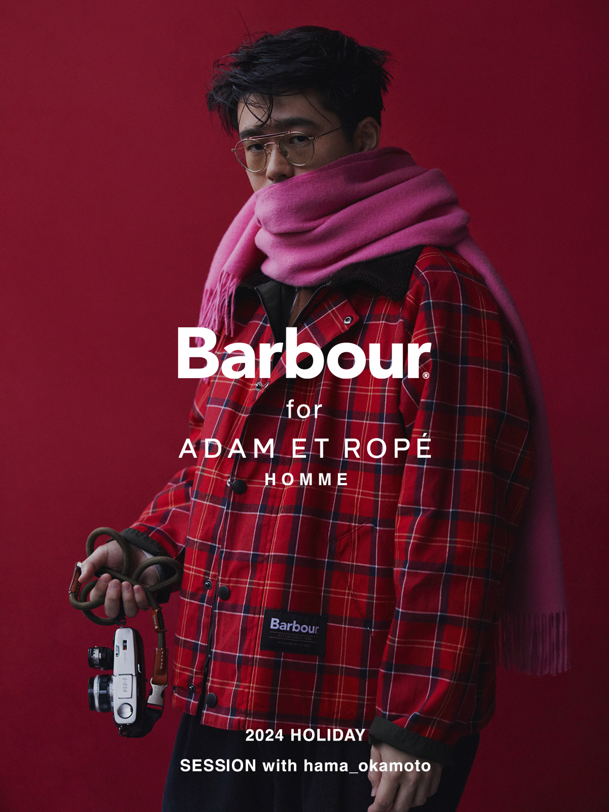 Barbour for ADAM ET ROPÉ - SESSION with hama_okamoto | ADAM ET