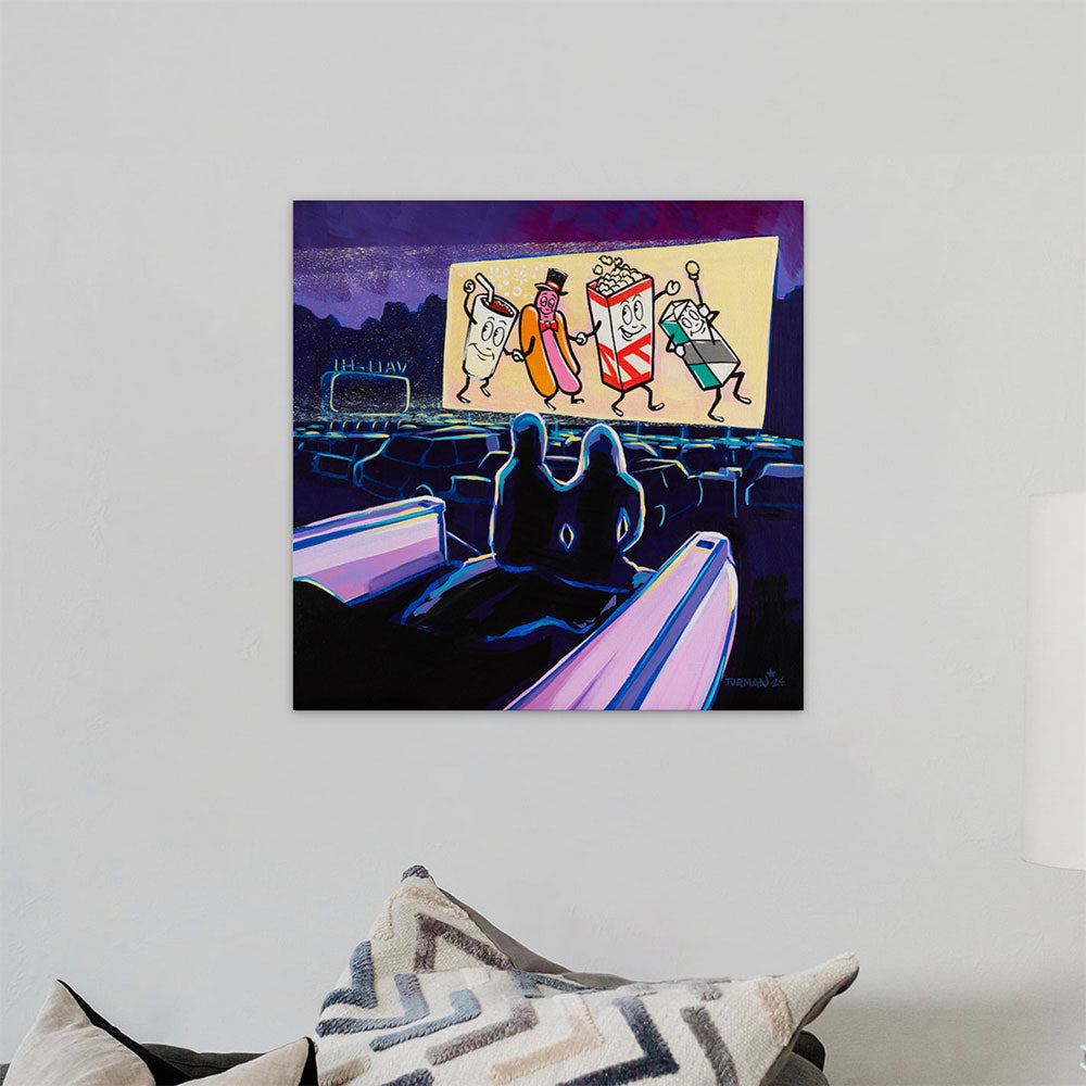Vali-Hi Drive In - Fine Art Prints by MN Artist Adam Turman
