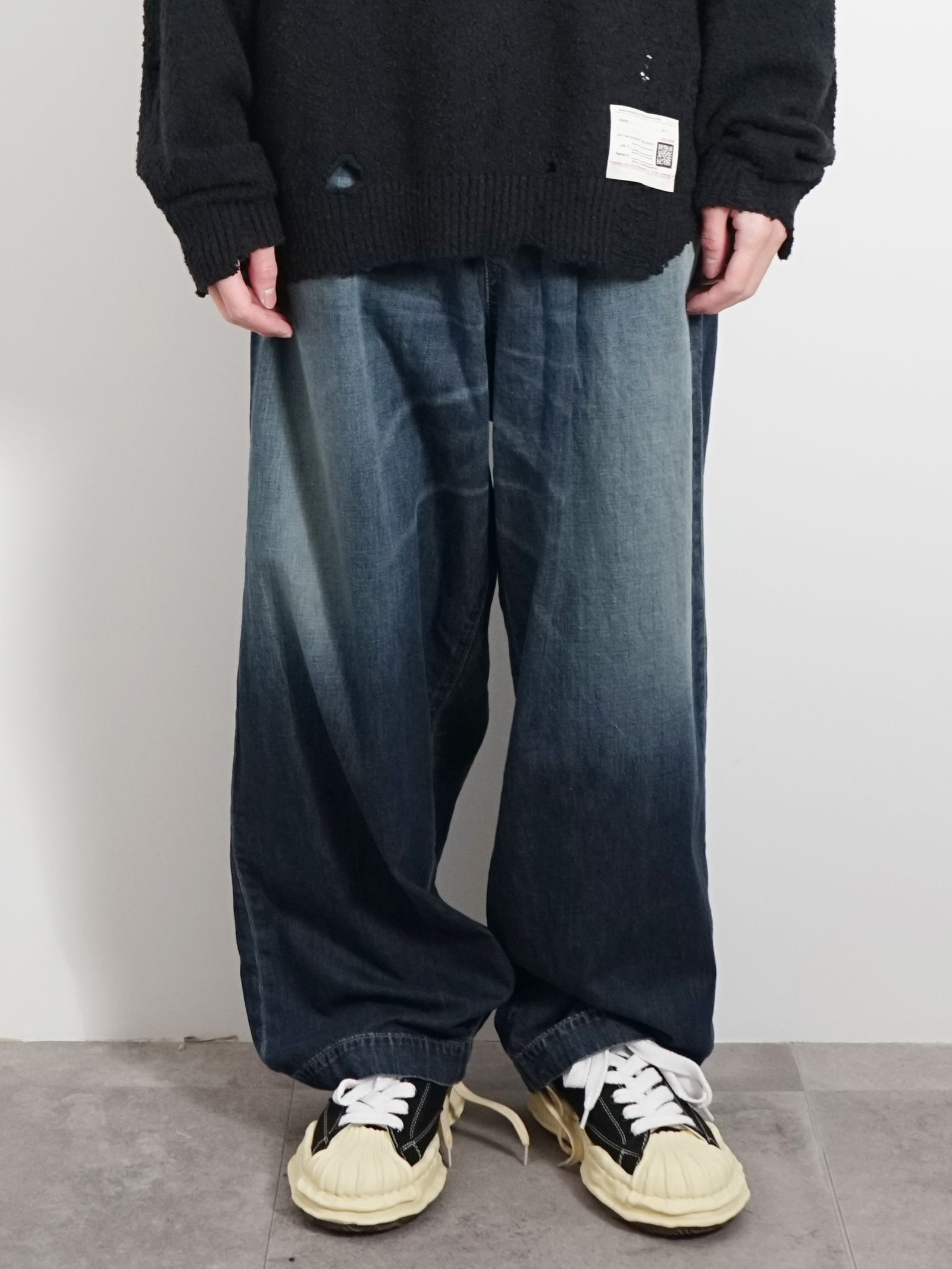 Maison MIHARA YASUHIRO - ライトデニム ワイド パンツ - Light Denim