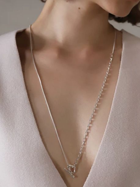 TEN. - カンダマントネックレス SV シルバー シンプル デザイン ユニ