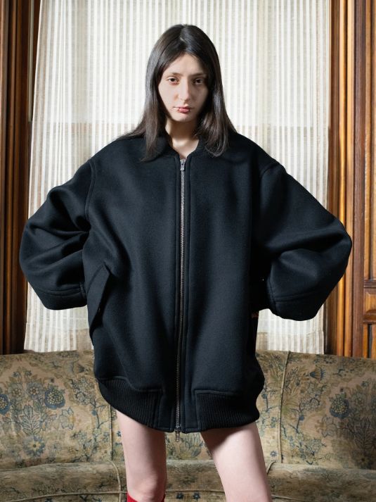 OVERCOAT - ボンバージャケット | MA-1 BOMBER JACKET IN DOUBLE FACE