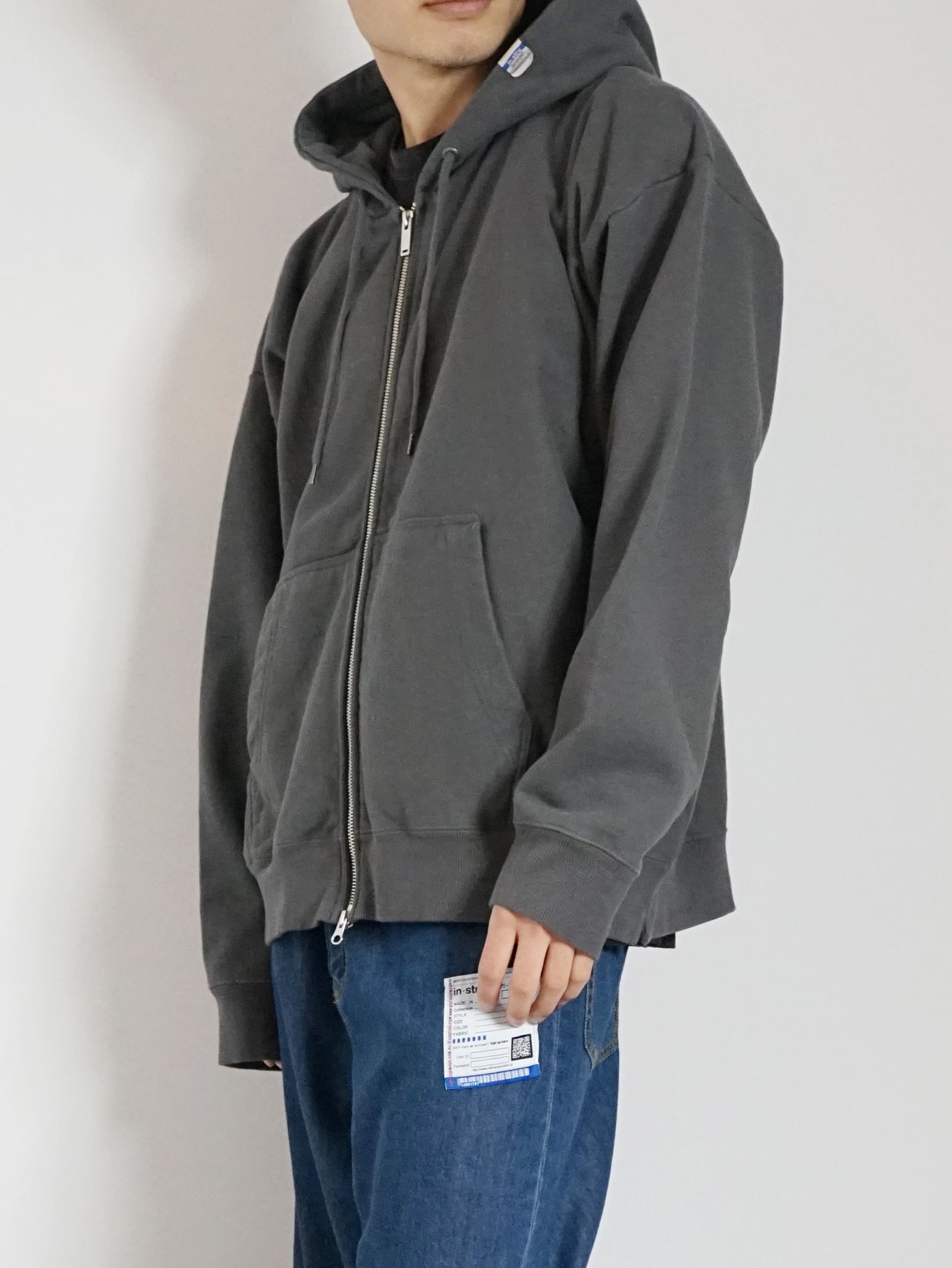 Maison MIHARA YASUHIRO - ジップパーカー - Zip Parka - DARK GREY