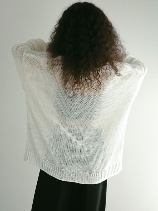 ETRE TOKYO - リネンボトルネックローゲージニットプルオーバー