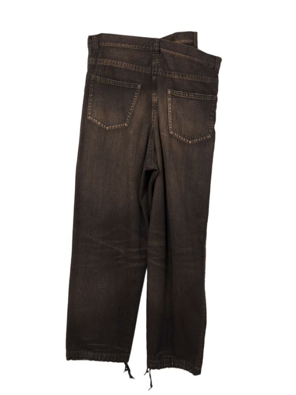 Maison MIHARA YASUHIRO - ヒュージーレイヤードデニムパンツ - Huge