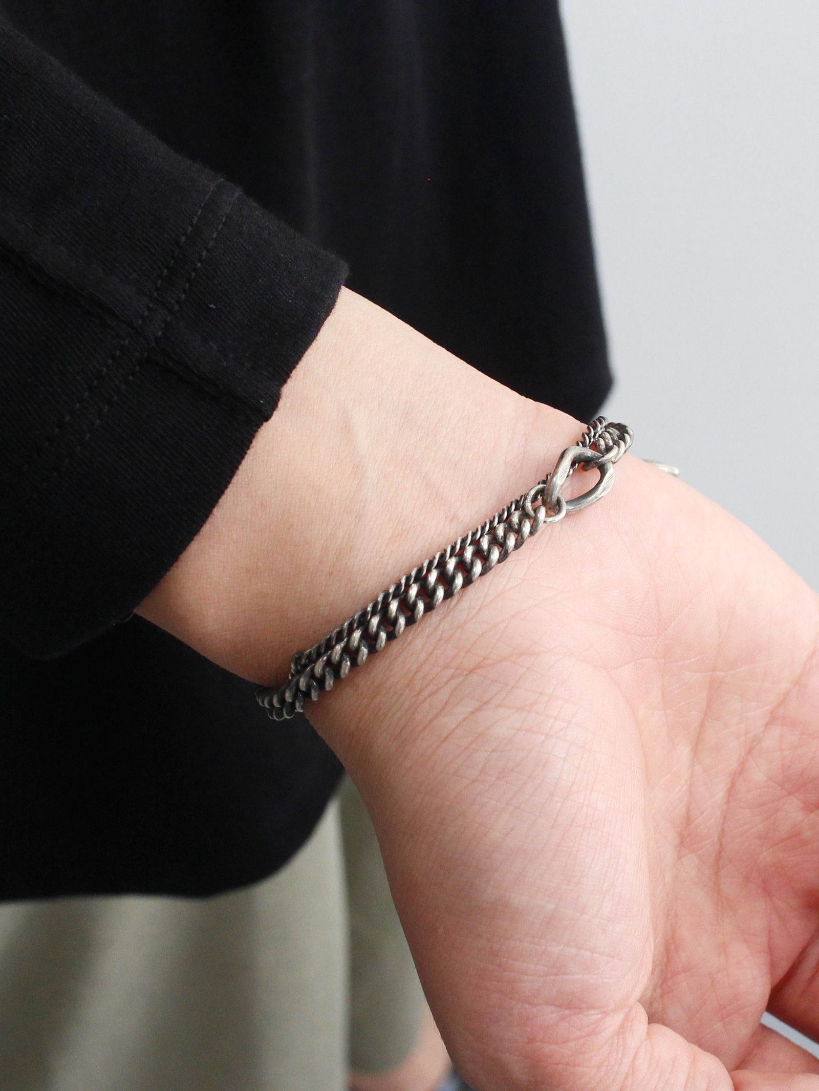 WERKSTATT:MUNCHEN - ダブルチェーンブレスレット - bracelet double