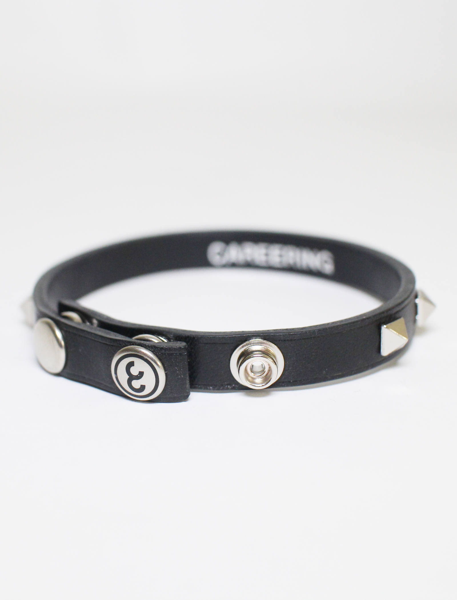 CAREERING - 藤原ヒロシコラボ レザーブレスレット - 丸 | ADDICT WEB SHOP