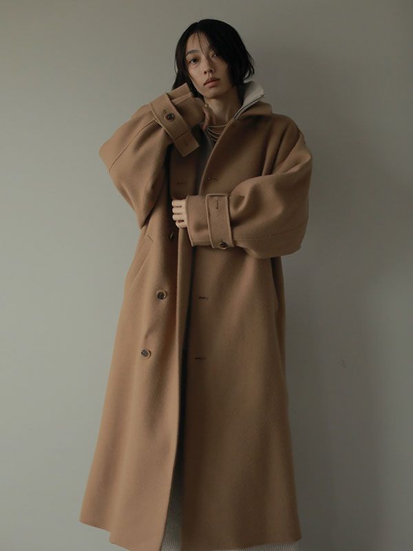ETRE TOKYO - ミリタリーロングリバーコート - BEIGE | ADDICT WEB SHOP