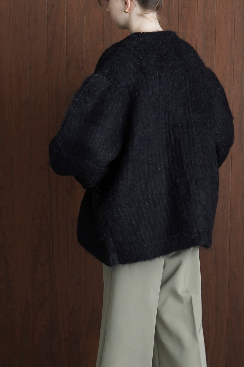 CLANE - カラー モヘア シャギー カーディガン - COLOR MOHAIR SHAGGY