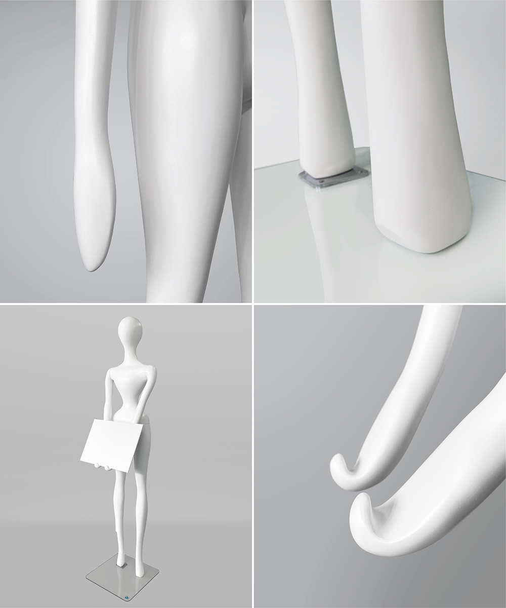 PICT ピクトマネキン p185｜アブ（抽象的）メンズマネキンレンタルなら