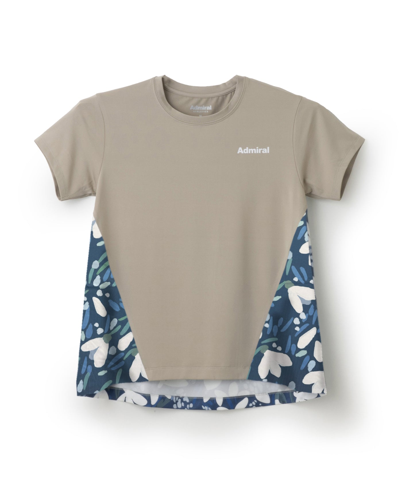 バックタックフレアグラフィックTEE ATLA534 – ADMIRAL