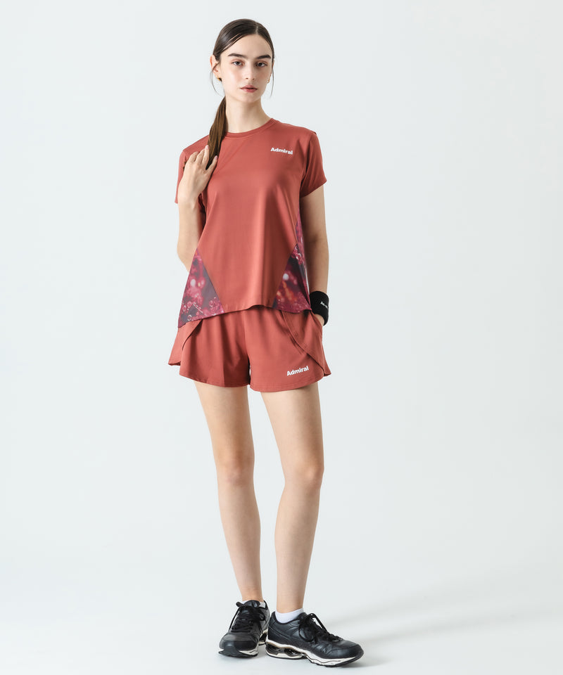 バックタックフレアグラフィックTEE ATLA534 – ADMIRAL