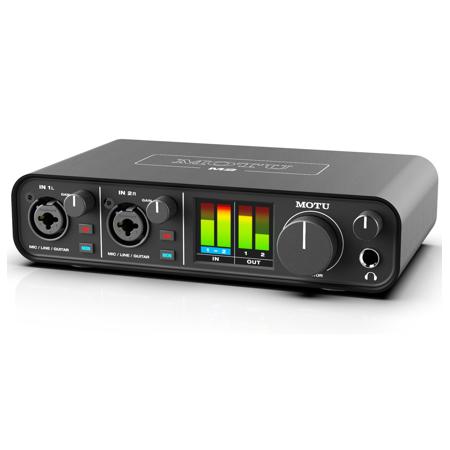 MOTU M2 2x2 USB-C Audio Interface for Recording, Mixing