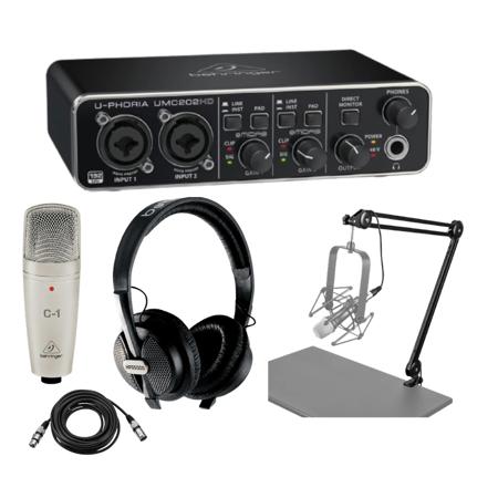 Behringer U-Phoria Studio Pro Complete Recording with UMC202HD
