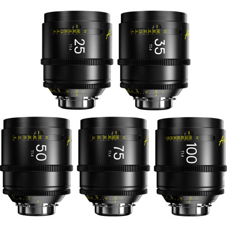 DZOFILM Arles Prime Cine 5-Lens Kit for PL Mount DZO-SAP5A25IPL
