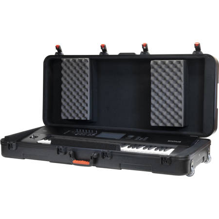 Korg Wheeled Hard Case for 61-Key Keyboard, Black HC61KEY