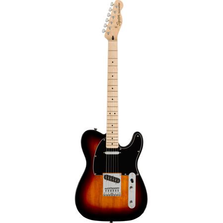 Squier Affinity Series Telecaster Electric Guitar, Maple, 3-Color