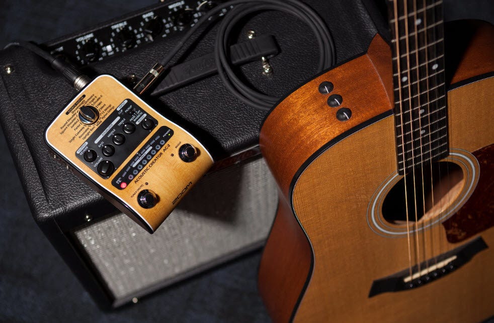 Zoom AC-2 Acoustic Creator Pedal AC2 - Adorama