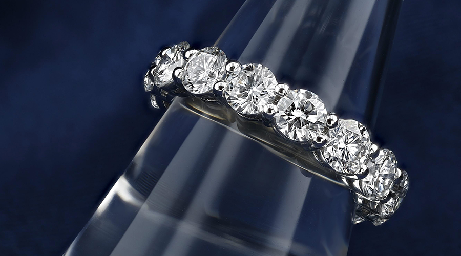 ダイヤモンド フルエタニティリング 4.737ct(Total) / 15石 E～F VS1