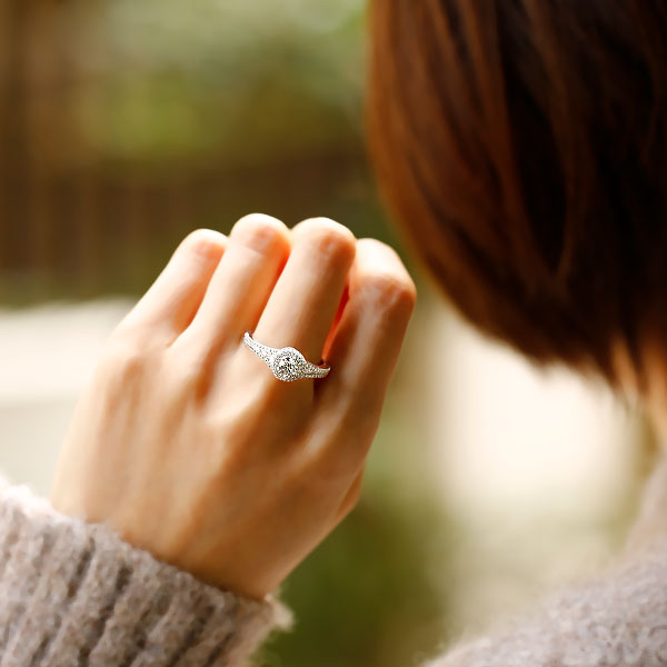 ダイヤモンド リング 0.5ct D IF 3EX プラチナ GIA 鑑定書付 【R