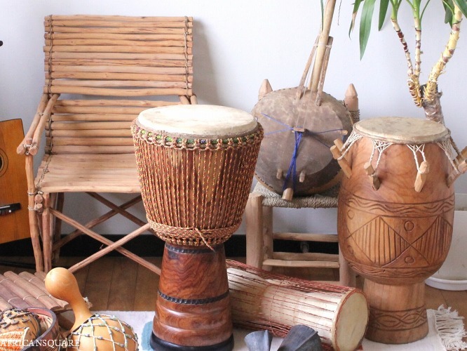 アフリカンスクエアー / トーキングドラムS