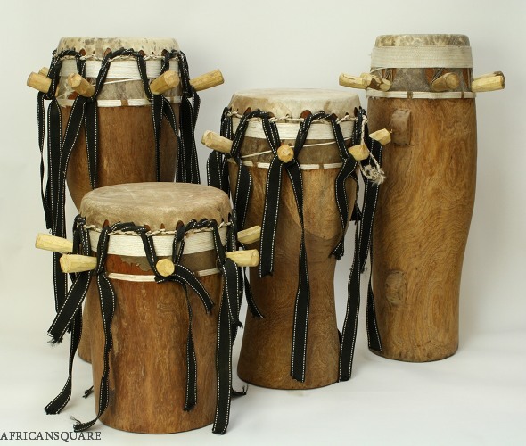 アフリカの楽器 サバール チオール ブンブン セネガル 【アフリカン