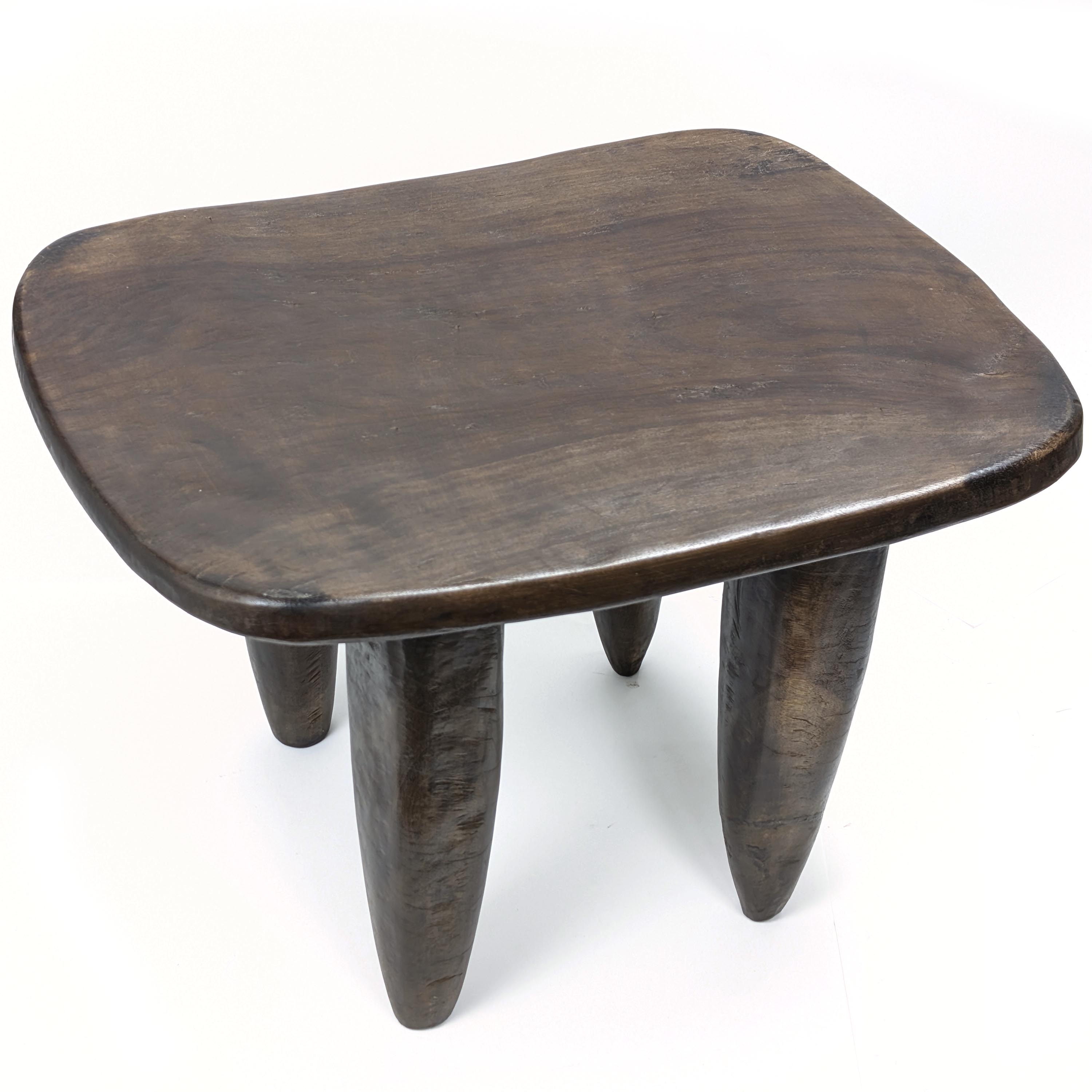 セヌフォ族巨大腰掛 座面66×51cm アフリカのテーブル 家具 （r155-28